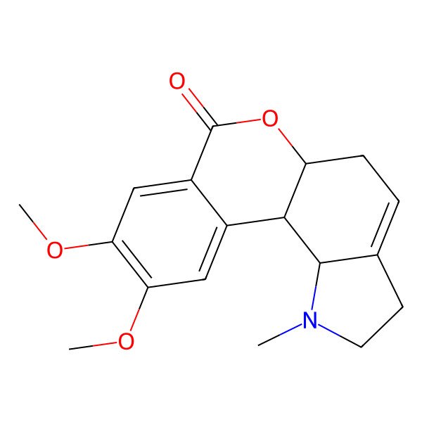 2D Structure of Lycorenan-7-one,9,10-dimethoxy-1-methyl-