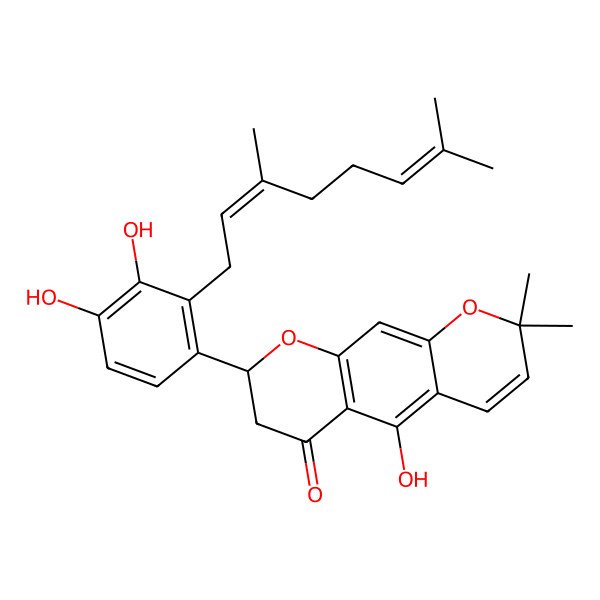 2D Structure of Macaflavanone B