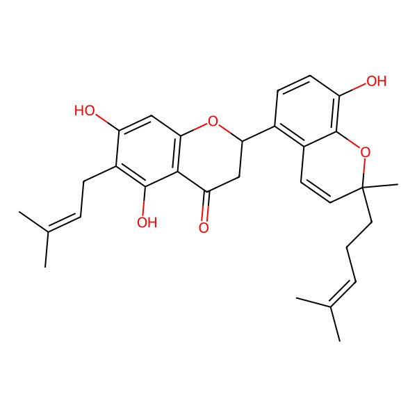 2D Structure of Macaflavanone C