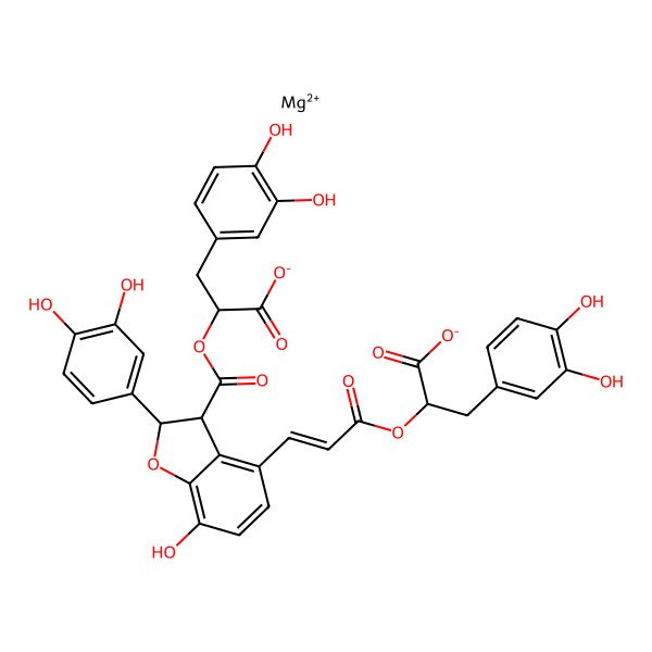 2D Structure of Magnesium Lithospermate B