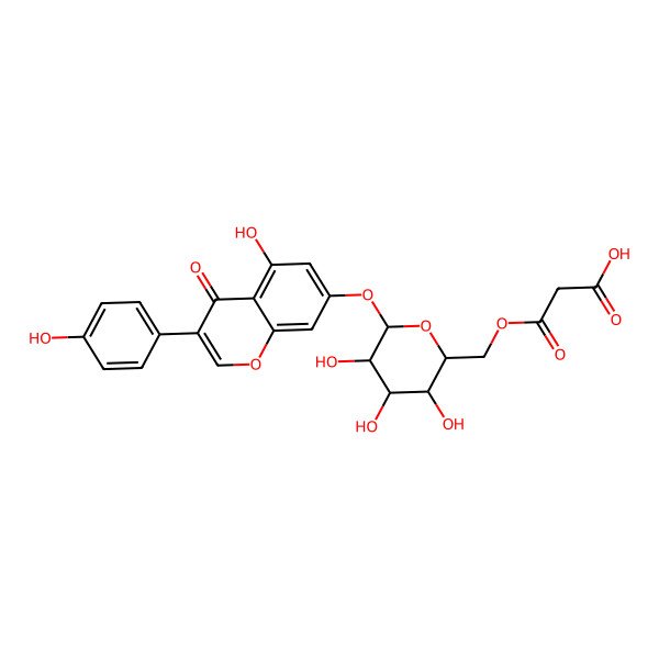 2D Structure of Malonylgenistin