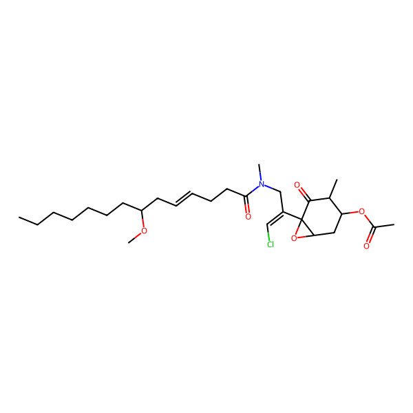 2D Structure of malyngamide I acetate