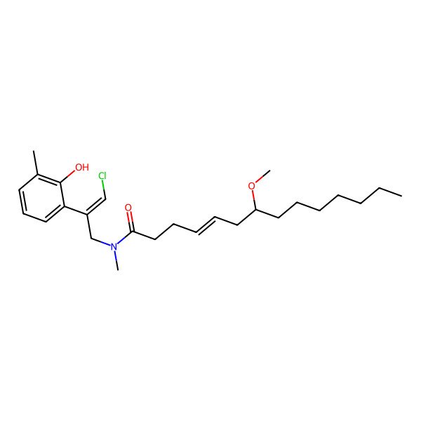 2D Structure of malyngamide M