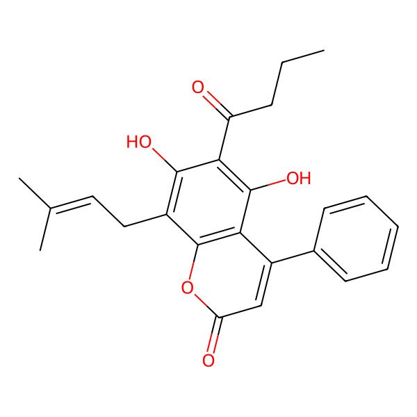 2D Structure of Mammea A/AC