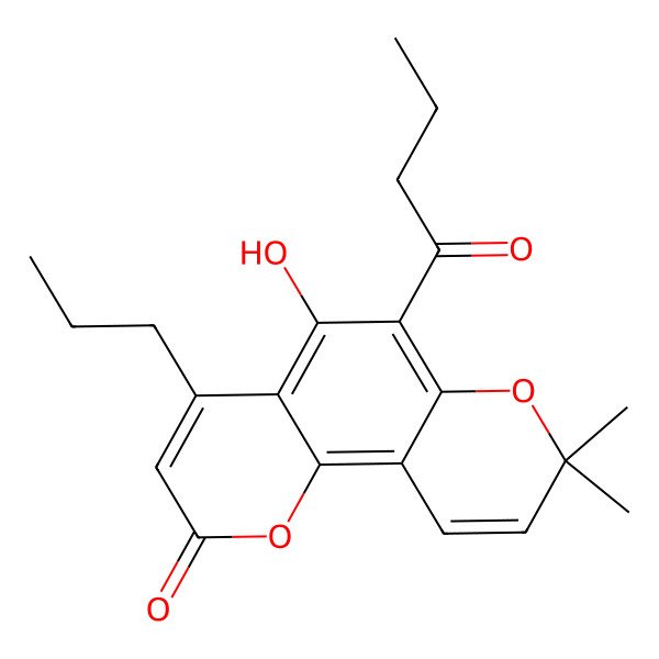 2D Structure of Mammea B/AC cyclo D