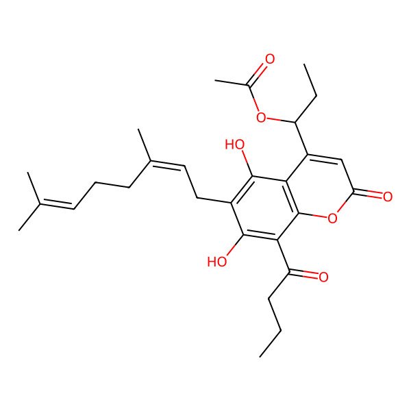 2D Structure of Mammeasin A