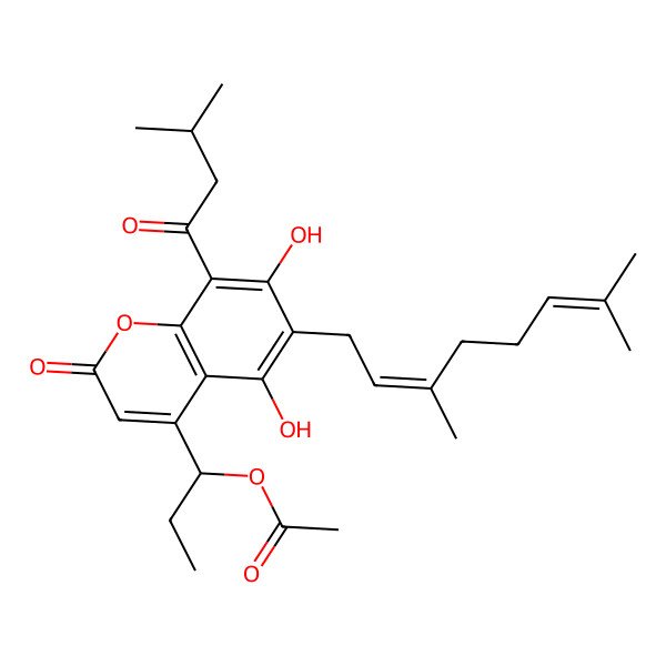 2D Structure of Mammeasin B