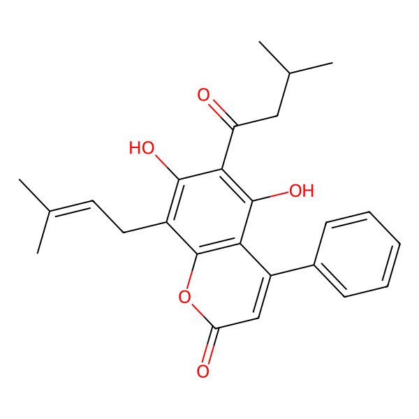 2D Structure of Mammeisin 2D Structure of Mammeisin
