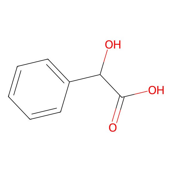 2D Structure of Mandelic Acid