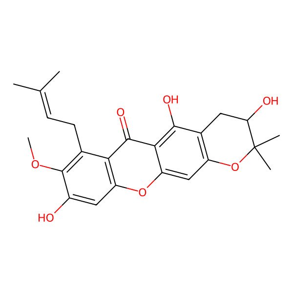 2D Structure of Mangostanol