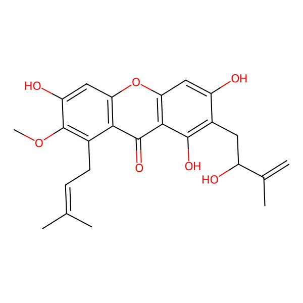 2D Structure of Mangostenol 2D Structure of Mangostenol