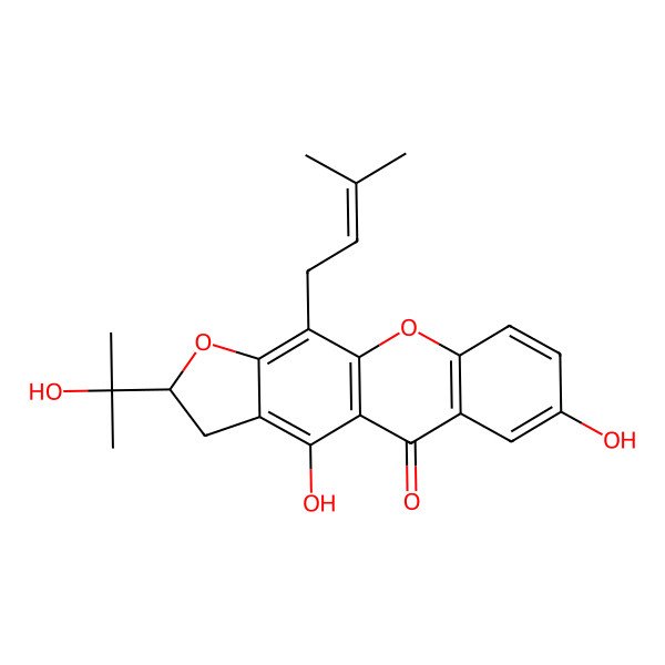2D Structure of Mangoxanthone