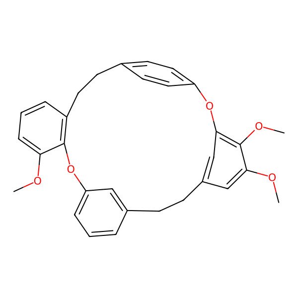 2D Structure of Marchantin A Trimethyl Ether