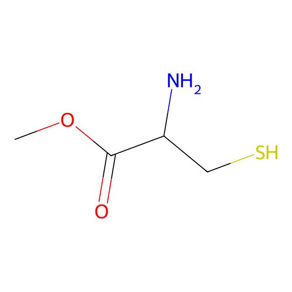 2D Structure of L-Cysteine, methyl ester