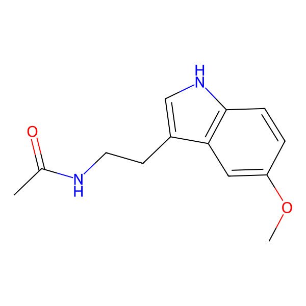 2D Structure of Melatonin