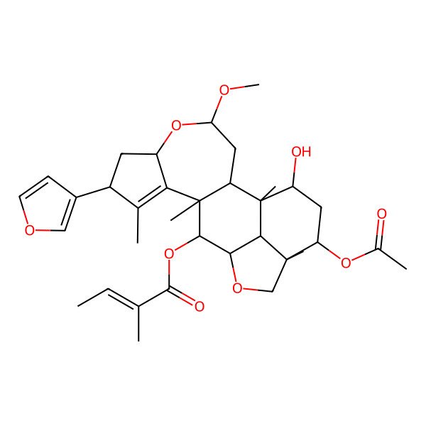 2D Structure of Meliatoosenin M