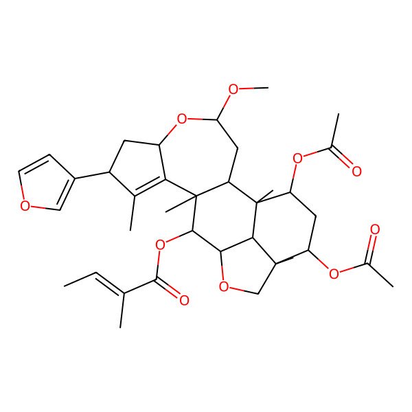2D Structure of Meliatoosenin N