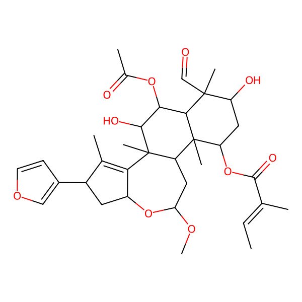 2D Structure of Meliatoosenin S