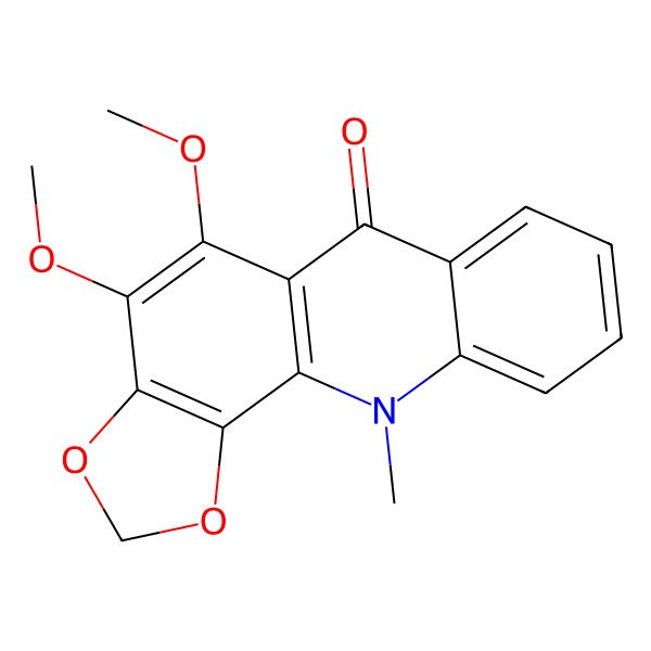2D Structure of Melicopine 2D Structure of Melicopine