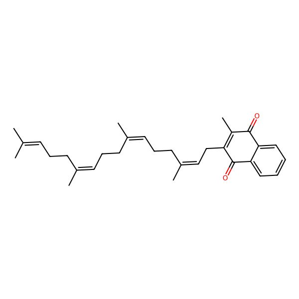 2D Structure of Menatetrenone