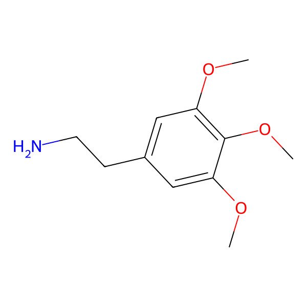 2D Structure of Mescaline