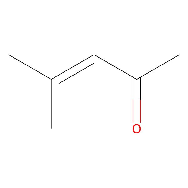 2D Structure of Mesityl oxide