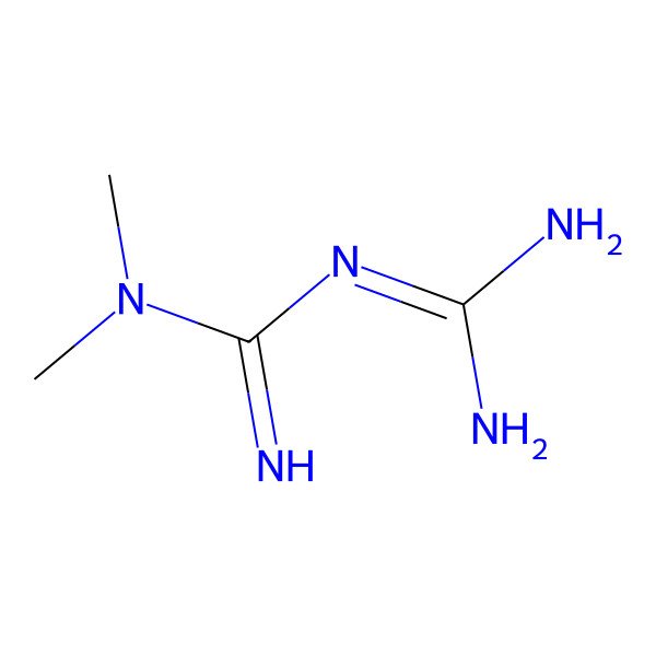 2D Structure of Metformin 2D Structure of Metformin