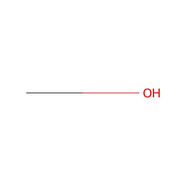 2D Structure of Methanol