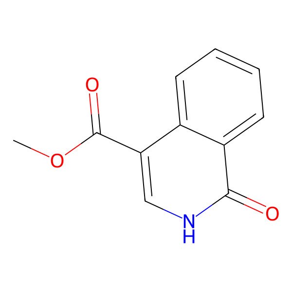 2D Structure of Methyl 1-oxo-1,2-dihydroisoquinoline-4-carboxylate