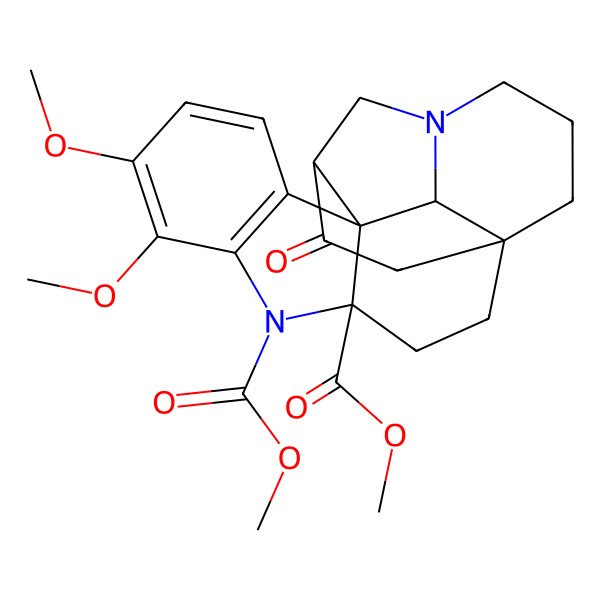 2D Structure of Methyl 11,12-dimethoxychanofruticosinate