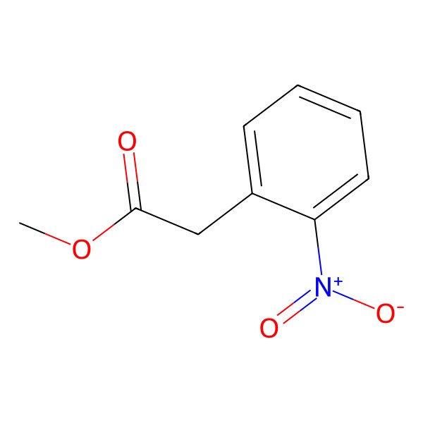 2D Structure of Methyl 2-(2-nitrophenyl)acetate 2D Structure of Methyl 2-(2-nitrophenyl)acetate