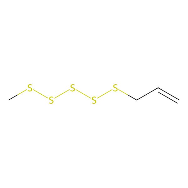 2D Structure of Methyl 2-propenyl pentasulfide