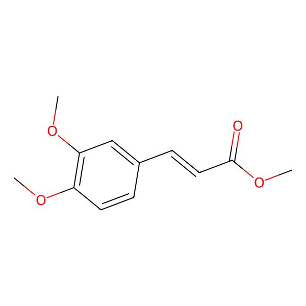 2D Structure of Methyl 3-(3,4-dimethoxyphenyl)prop-2-enoate 2D Structure of Methyl 3-(3,4-dimethoxyphenyl)prop-2-enoate