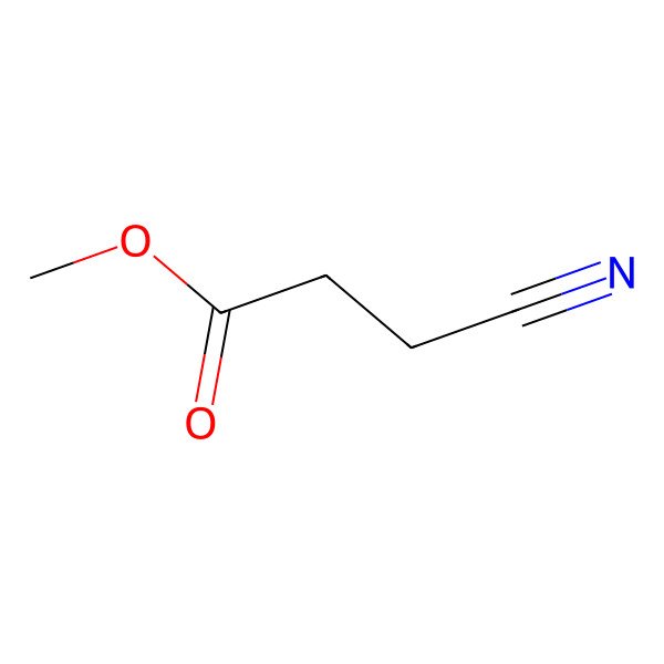 2D Structure of Methyl 3-cyanopropanoate