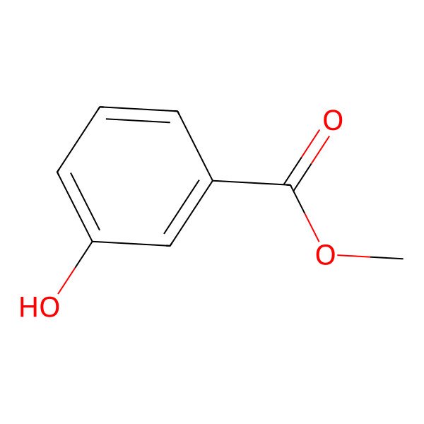2D Structure of Methyl 3-hydroxybenzoate