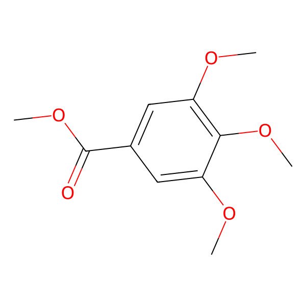 2D Structure of Methyl 3,4,5-trimethoxybenzoate