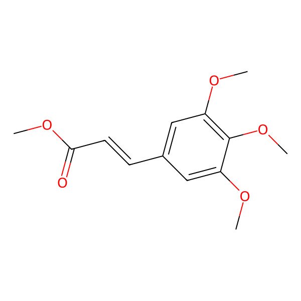 2D Structure of Methyl 3,4,5-trimethoxycinnamate