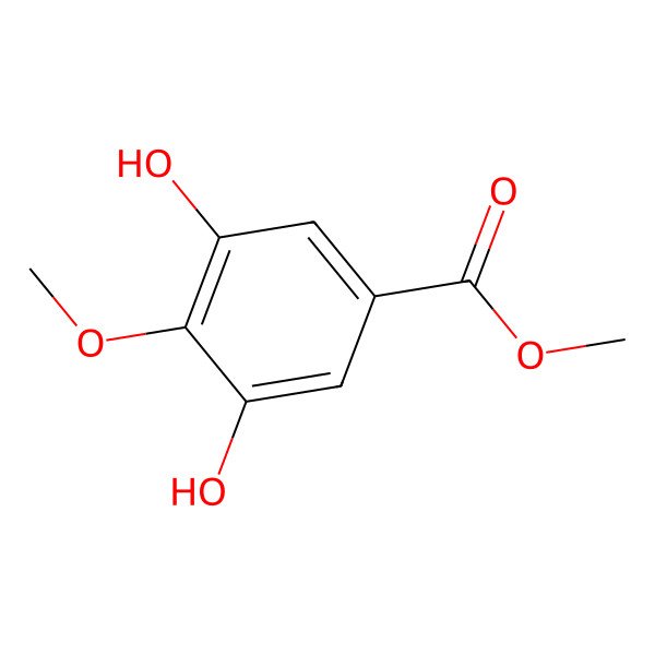 2D Structure of Methyl 3,5-dihydroxy-4-methoxybenzoate