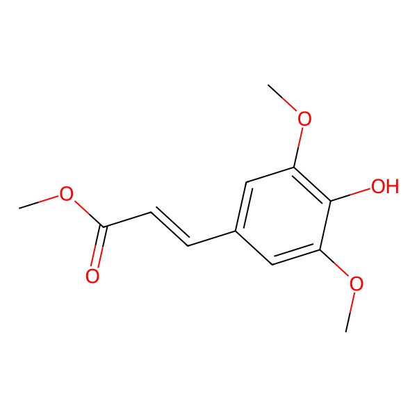 2D Structure of Methyl 4-hydroxy-3,5-dimethoxycinnamate; Sinapic acid methyl ester