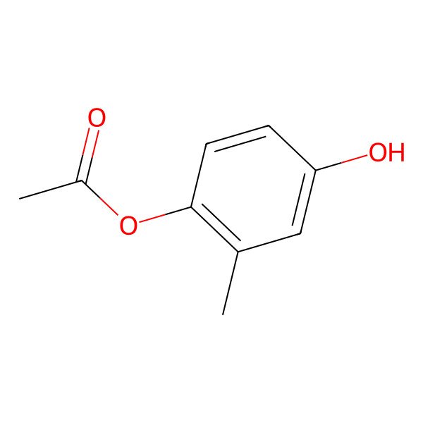 2D Structure of Methyl-4-hydroxyphenyl acetate