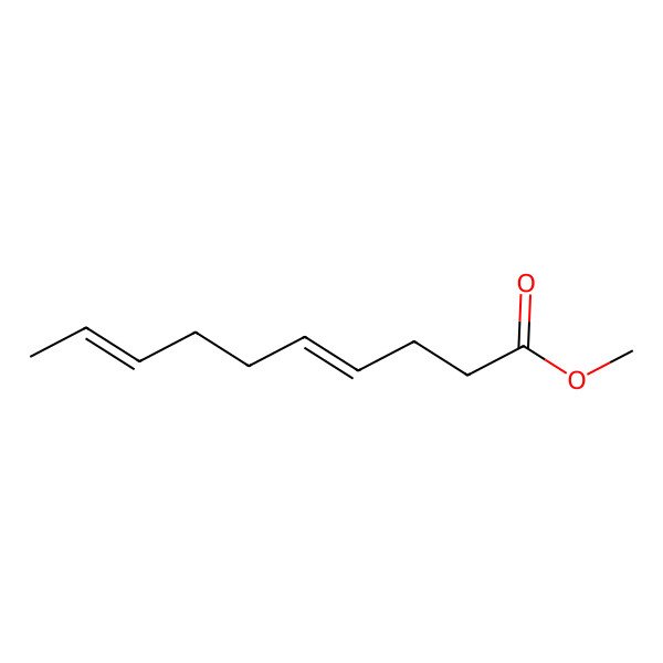 2D Structure of Methyl 4,8-decadienoate 2D Structure of Methyl 4,8-decadienoate