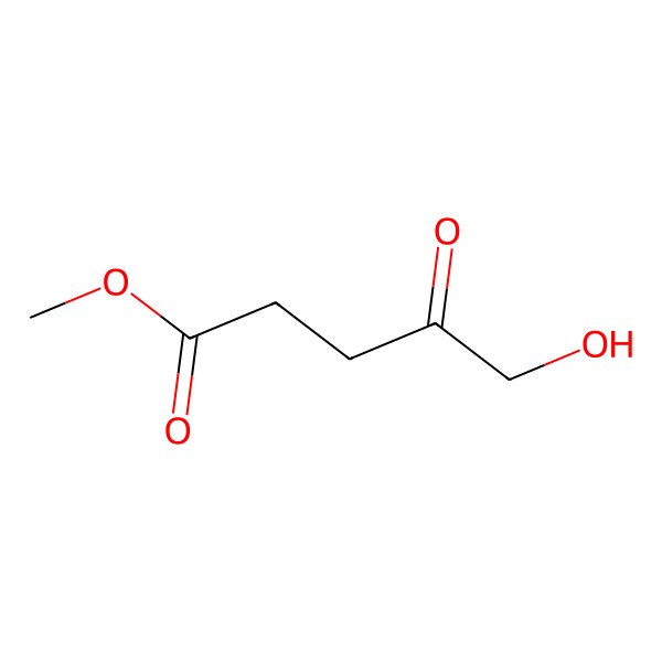 2D Structure of Methyl 5-hydroxy-4-oxopentanoate