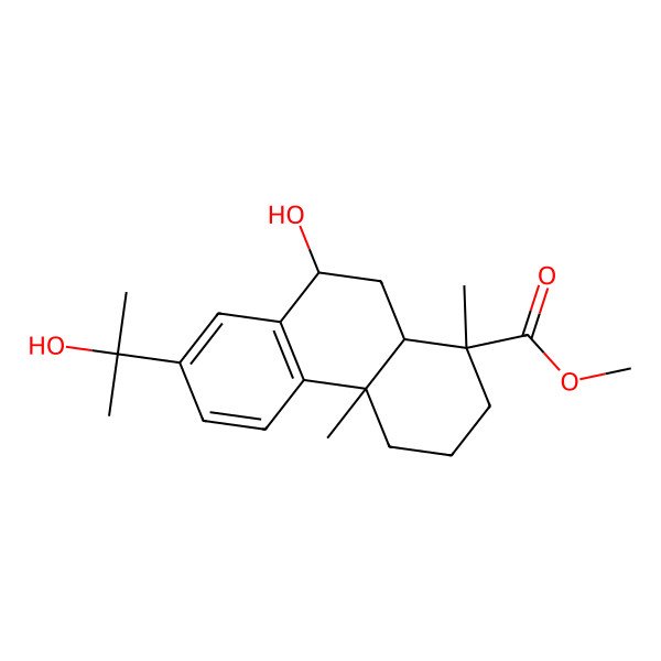 2D Structure of Methyl 7,15-dihydroxydehydroabietate