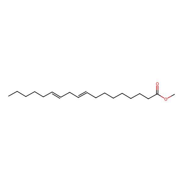 2D Structure of Methyl (9Z,12E)-octadeca-9,12-dienoate