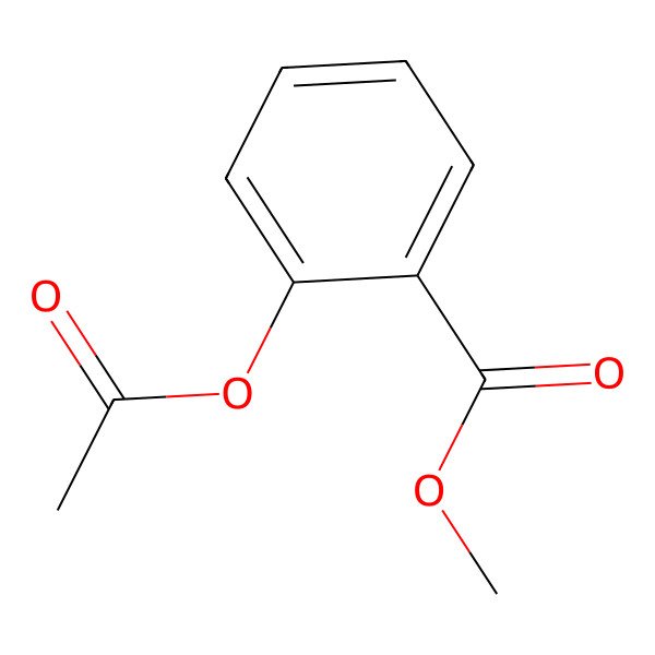 2D Structure of Methyl acetylsalicylate
