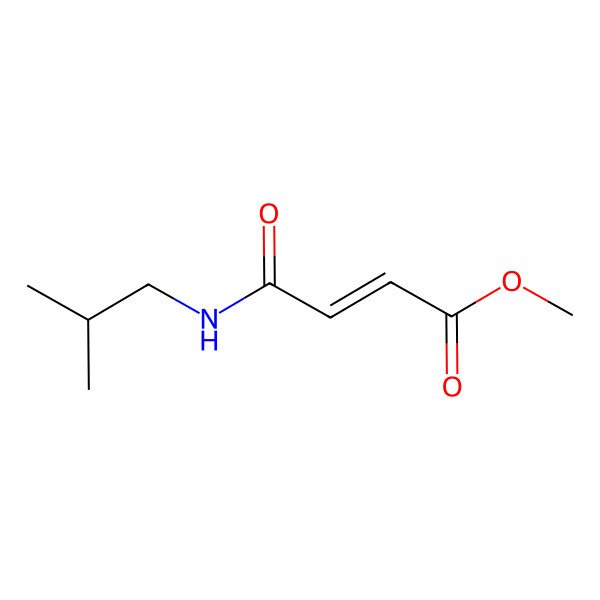 2D Structure of methyl (E)-4-(2-methylpropylamino)-4-oxobut-2-enoate