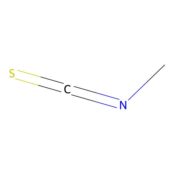 2D Structure of Methyl isothiocyanate