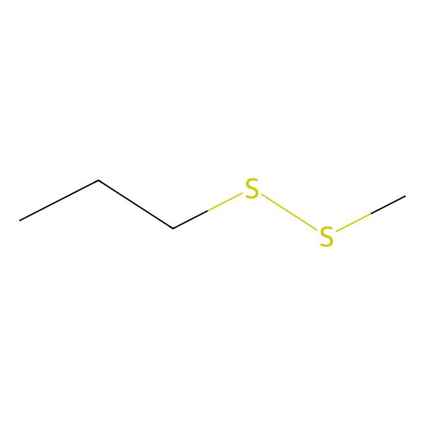 2D Structure of Methyl propyl disulfide