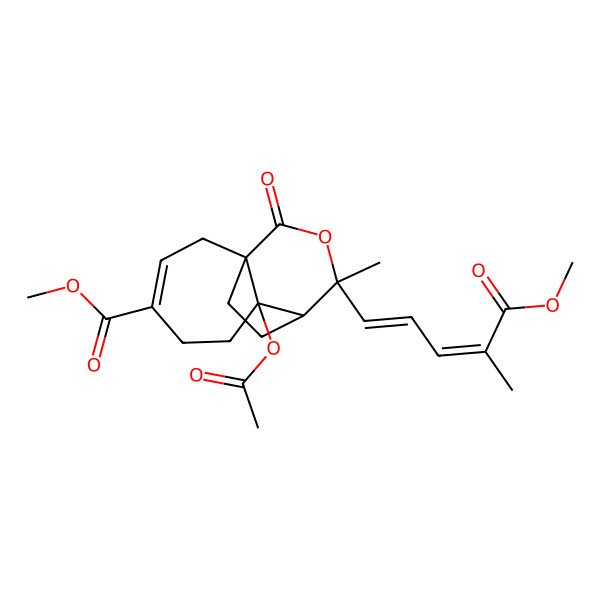 2D Structure of Methyl pseudolarate B