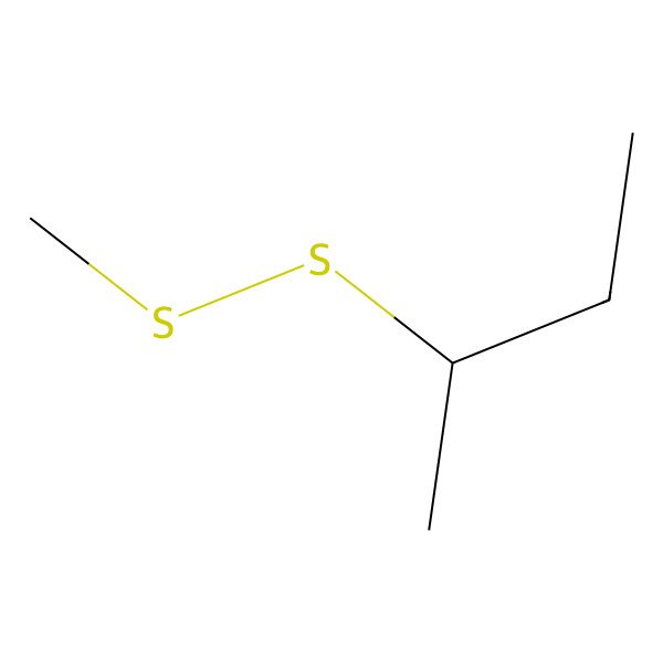 2D Structure of Methyl sec-butyl disulfide 2D Structure of Methyl sec-butyl disulfide